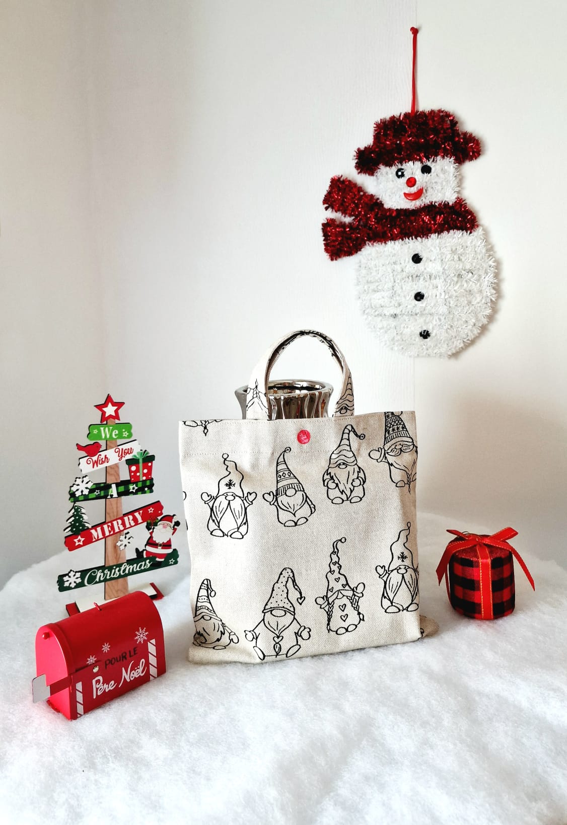 Tote bag S version carrée